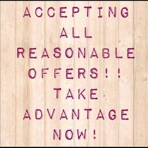 All reasonable offers and bundles are considered.
